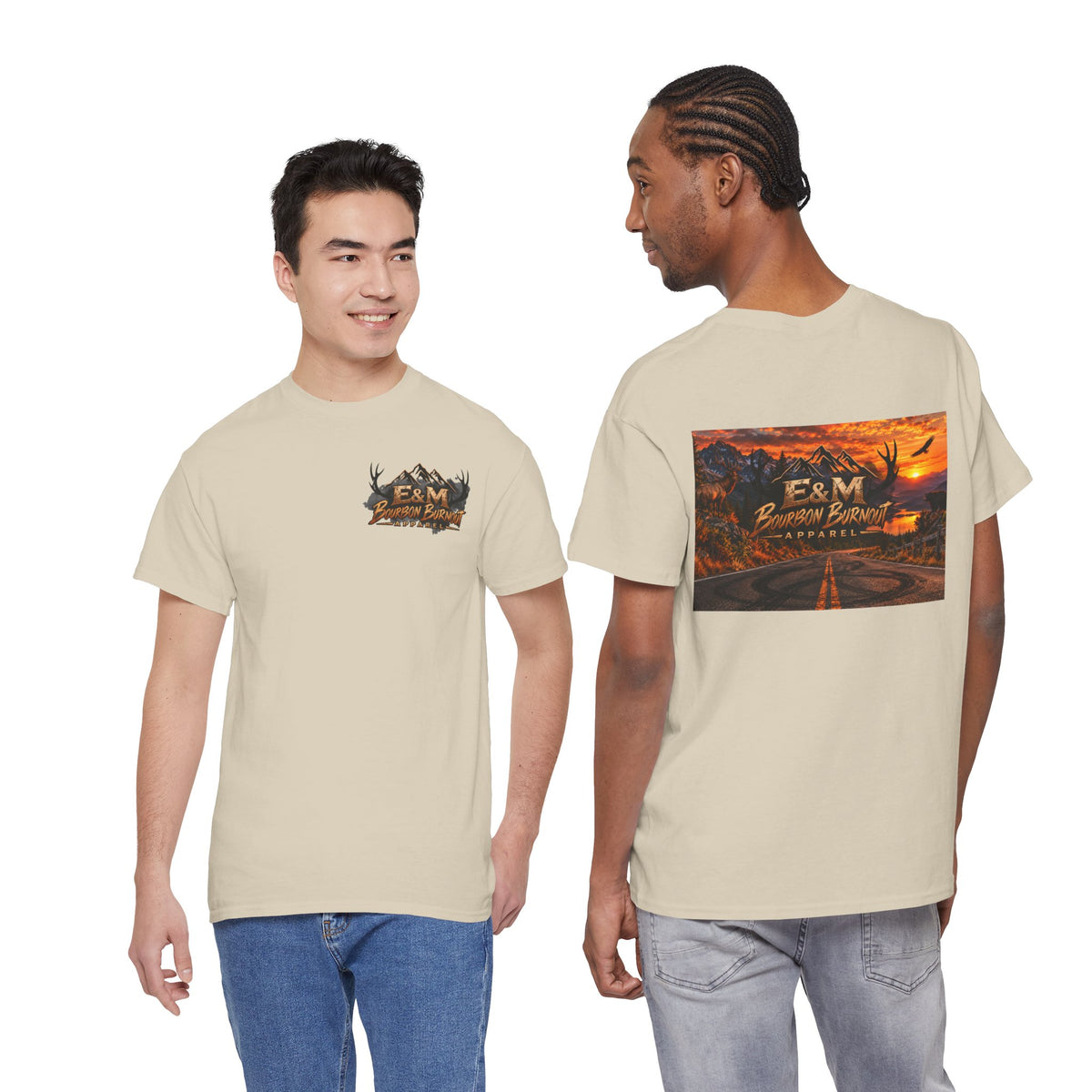 E&M Bourbon Burnout Apparel T-Shirt