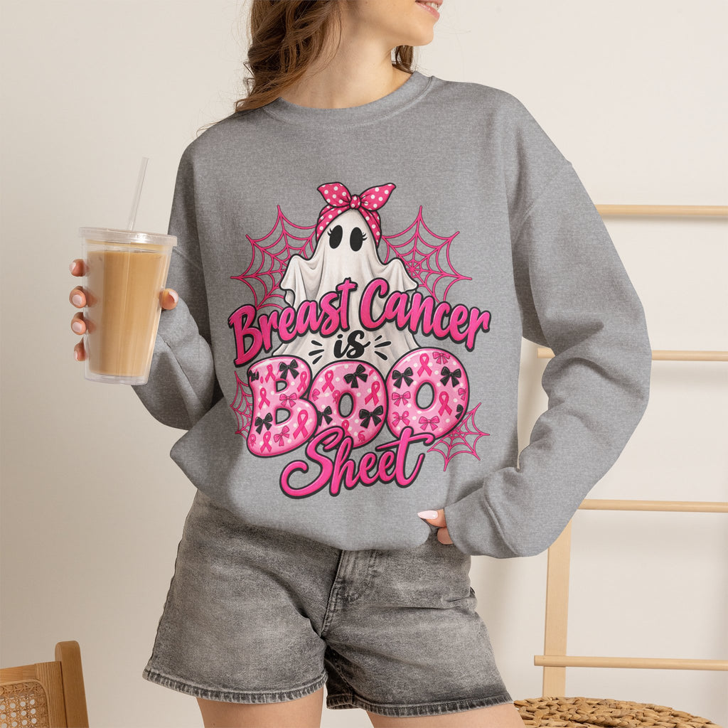 Breast Cancer is BOO Sheet Crewneck Sweatshirt