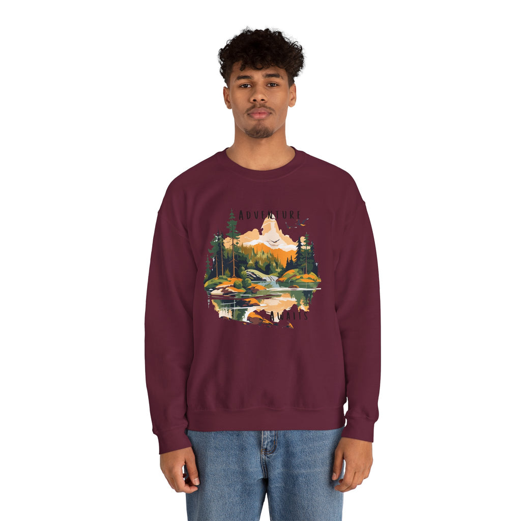 Adventure Awaits Crewneck Sweatshirt