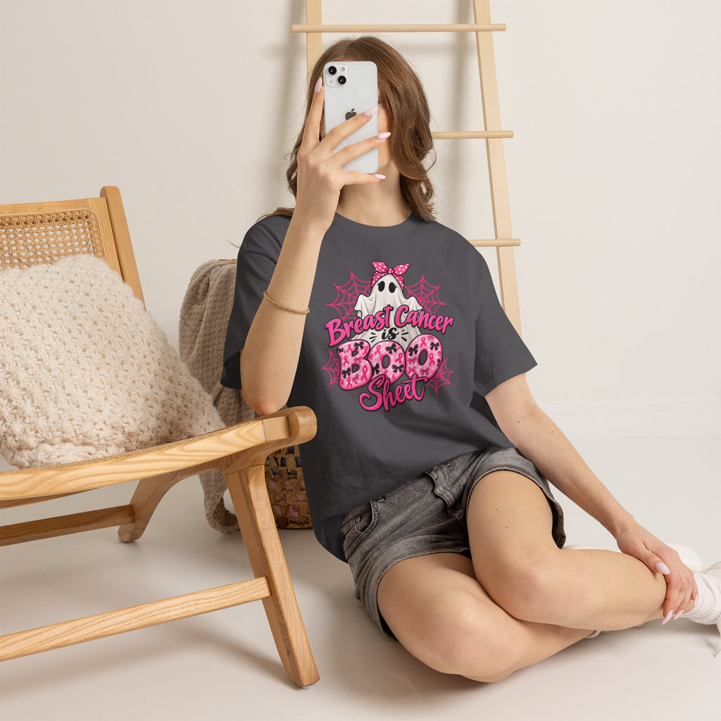 Breast Cancer is BOO Sheet T-Shirt