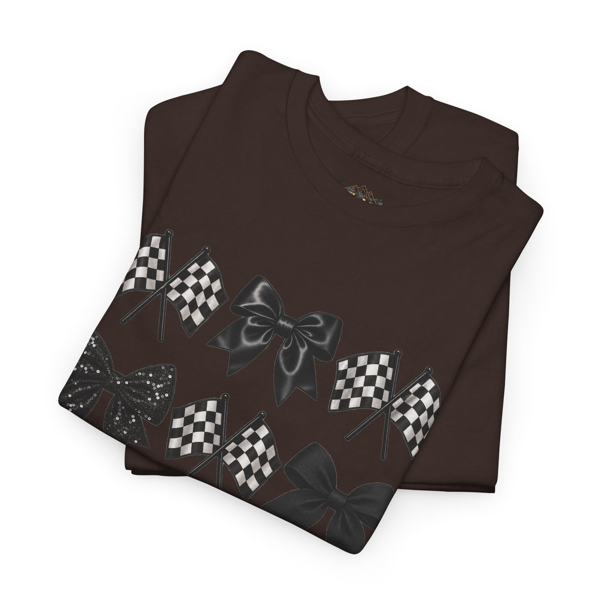 Bows & Racing Flag T-Shirt
