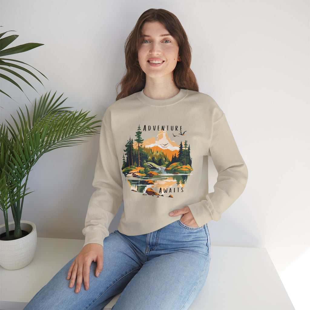 Adventure Awaits Crewneck Sweatshirt