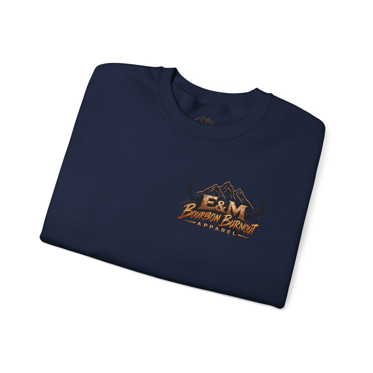 E&M Bourbon Burnout Apparel Crewneck Sweatshirt