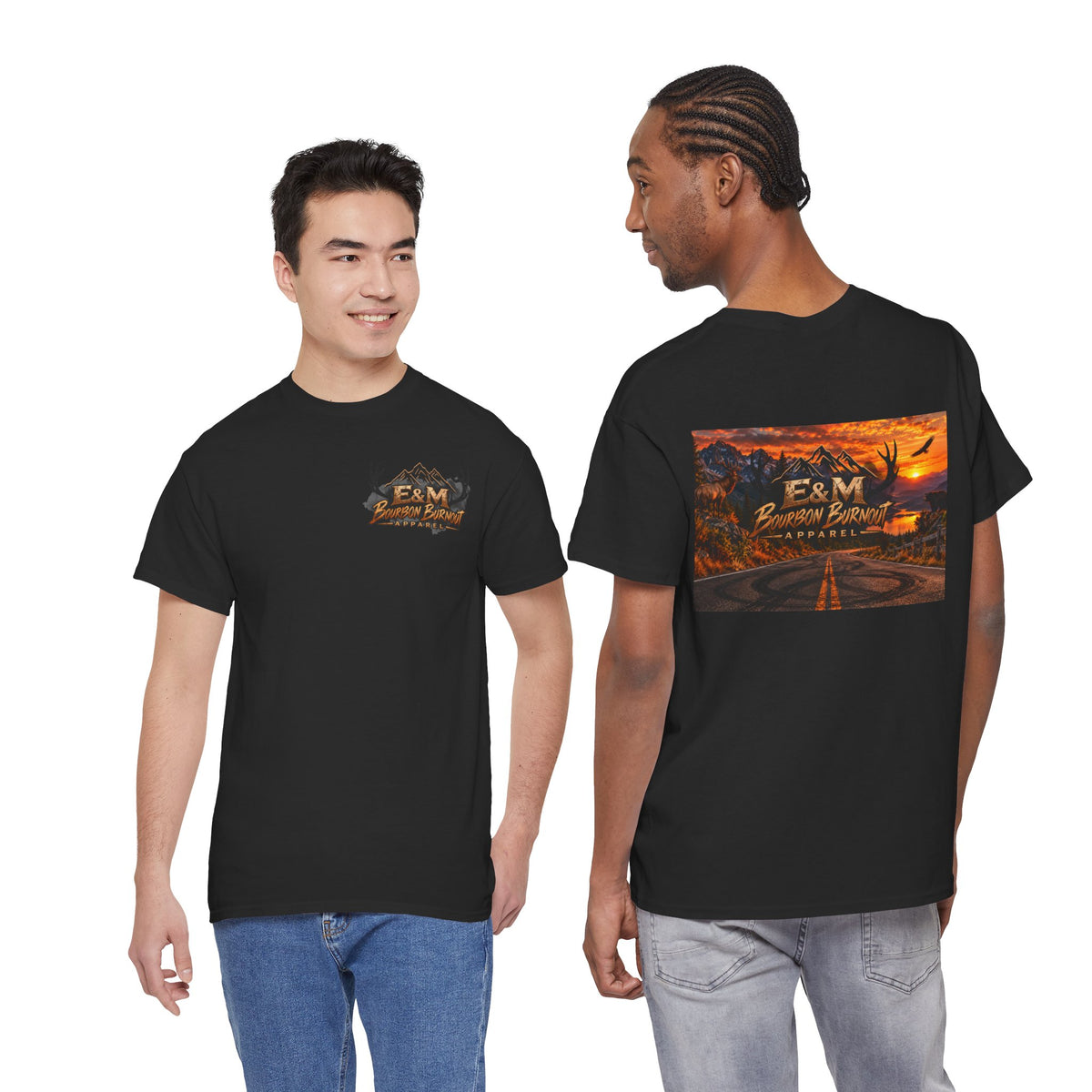 E&M Bourbon Burnout Apparel T-Shirt