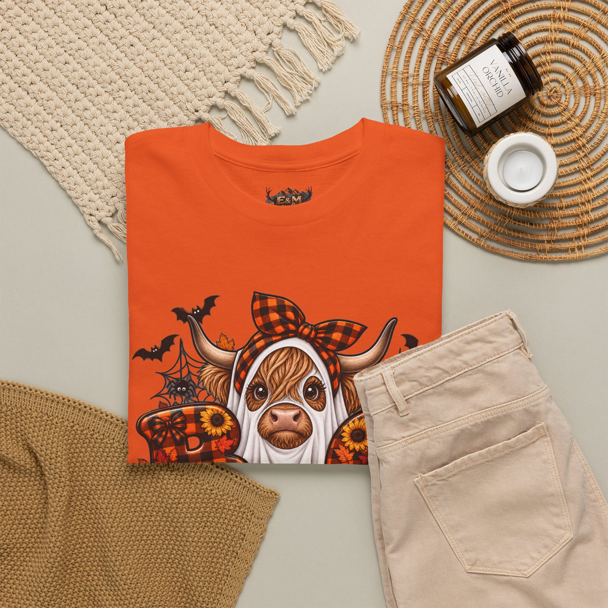 Highland Cow "BOO" T-Shirt