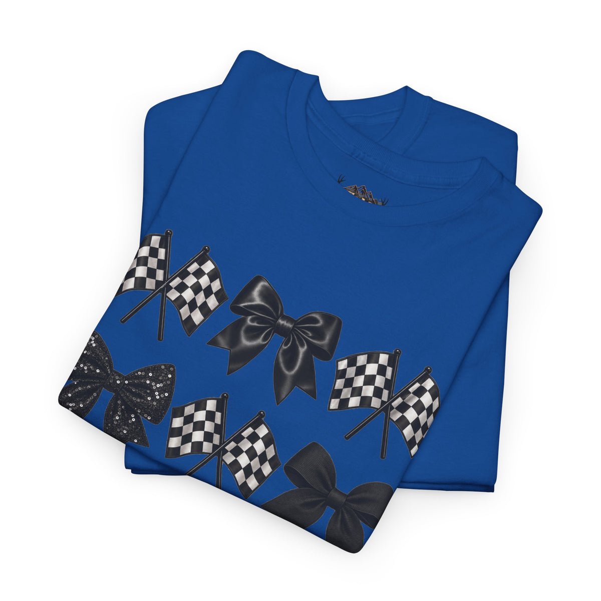 Bows & Racing Flag T-Shirt