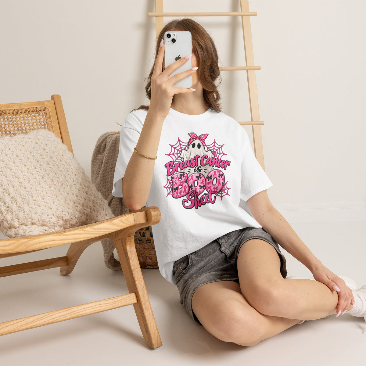 Breast Cancer is BOO Sheet T-Shirt