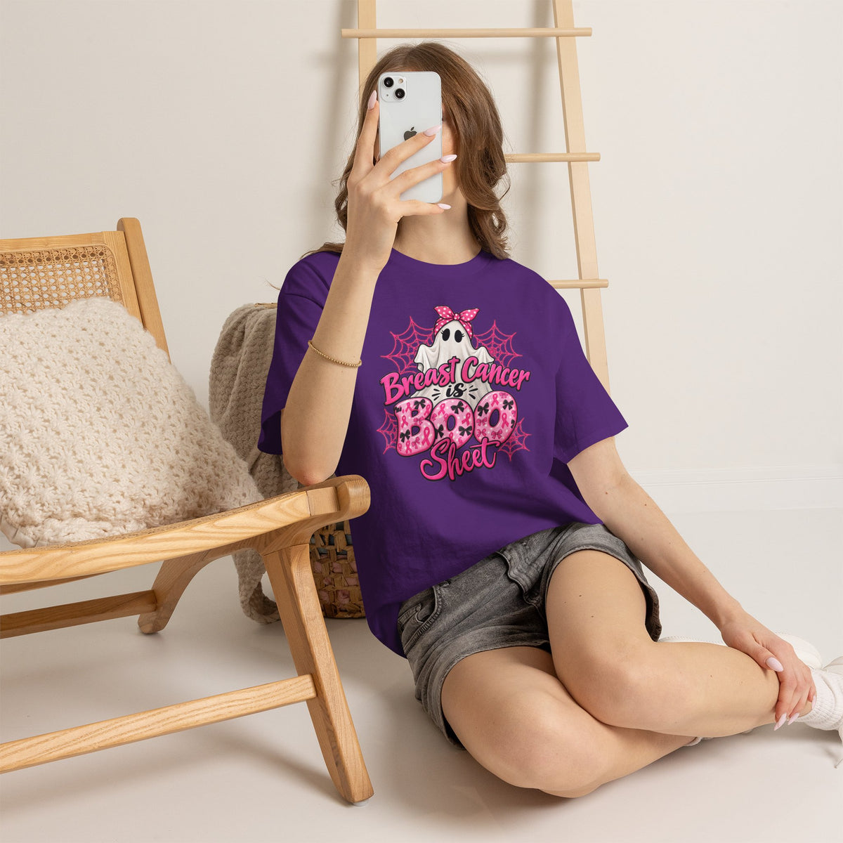 Breast Cancer is BOO Sheet T-Shirt