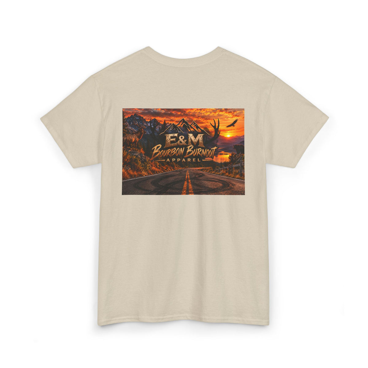 E&M Bourbon Burnout Apparel T-Shirt
