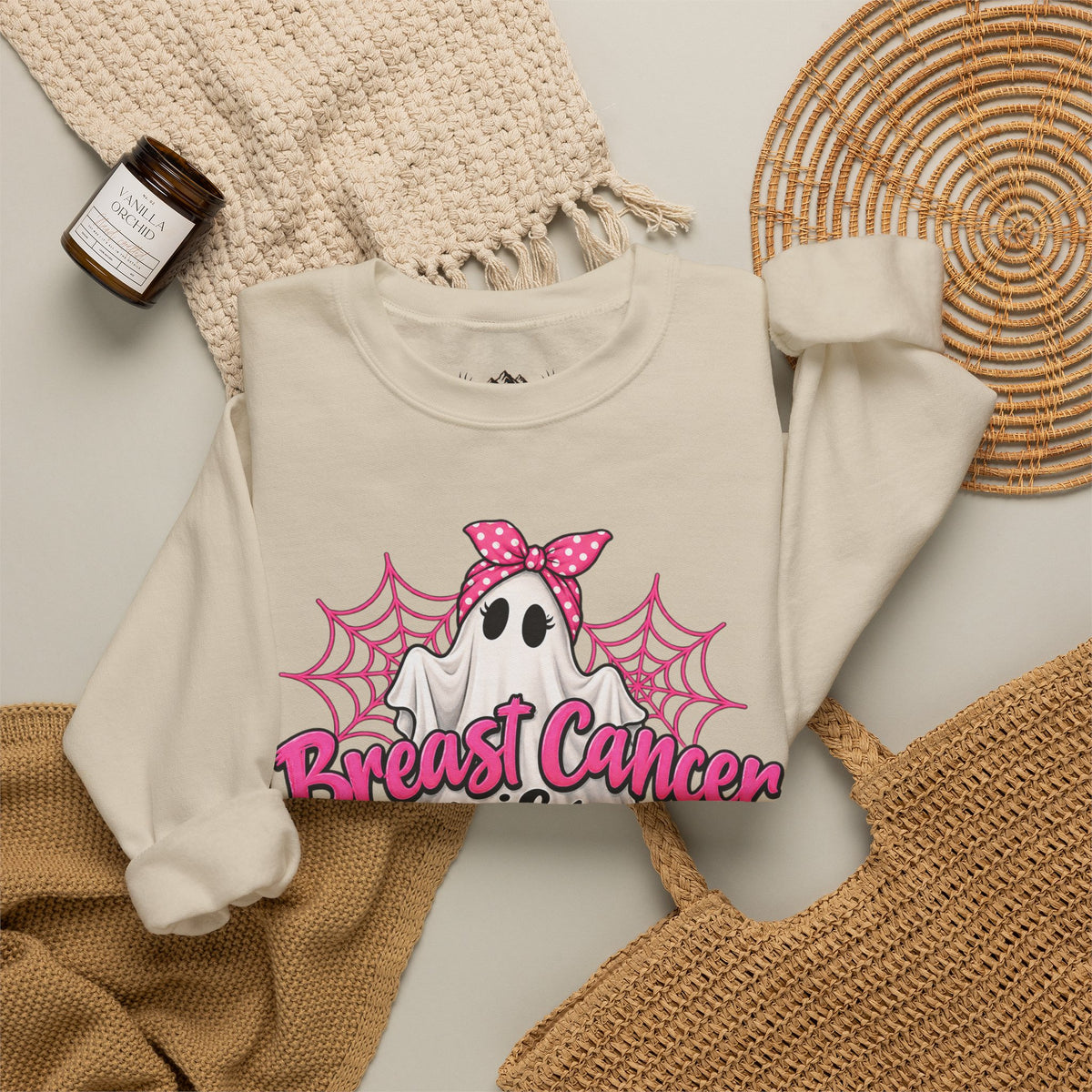 Breast Cancer is BOO Sheet Crewneck Sweatshirt