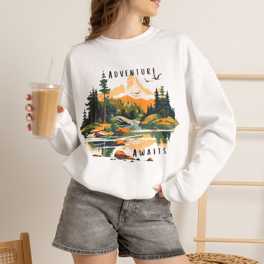 Adventure Awaits Crewneck Sweatshirt